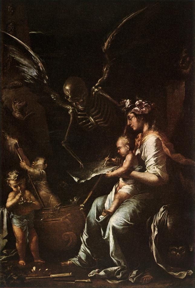 Human Frailty by Salvator Rosa